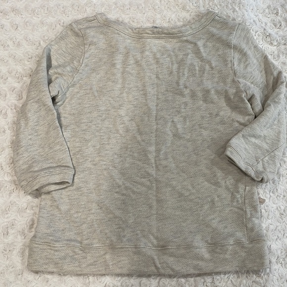 M Lauren Conrad sweater. 3/4 length sleeves. Cute ribbon bows on the front. - Picture 4 of 4